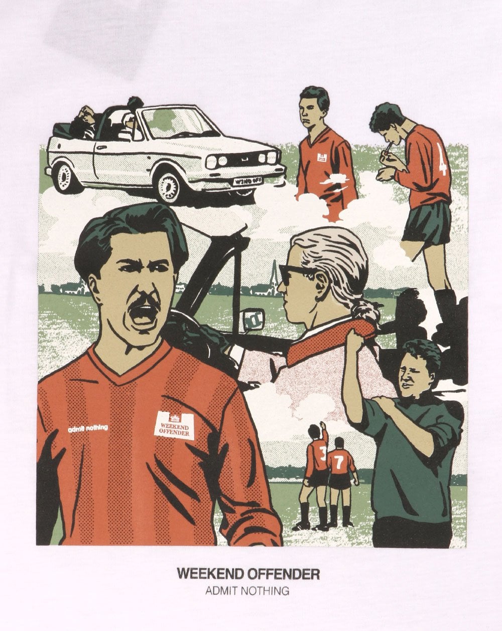 Weekend Offender Yeti T-Shirt Weiß