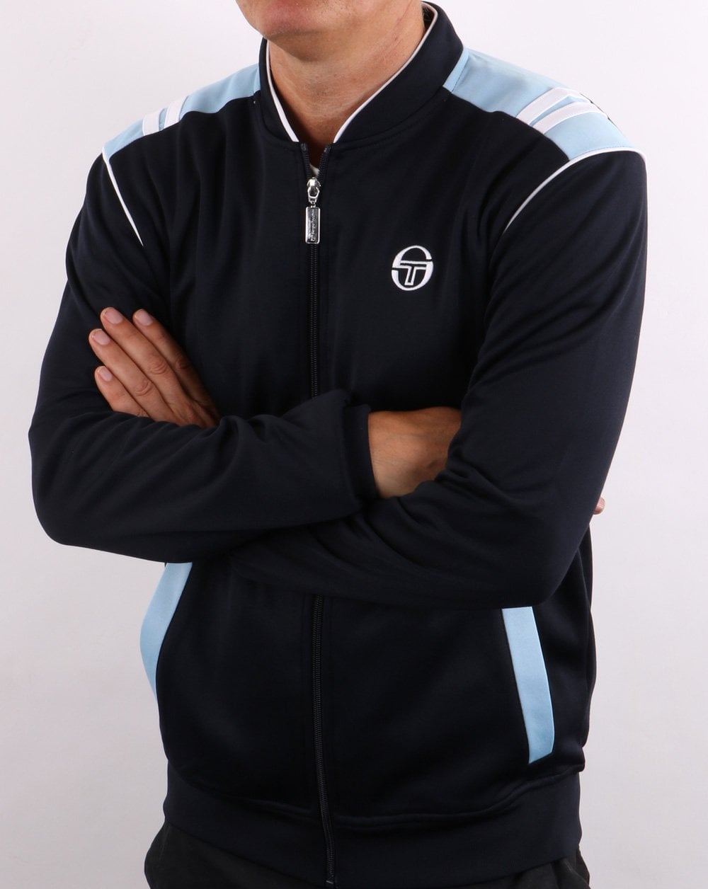 Sergio Tacchini Sammy Track Top Navy/Sky Blue