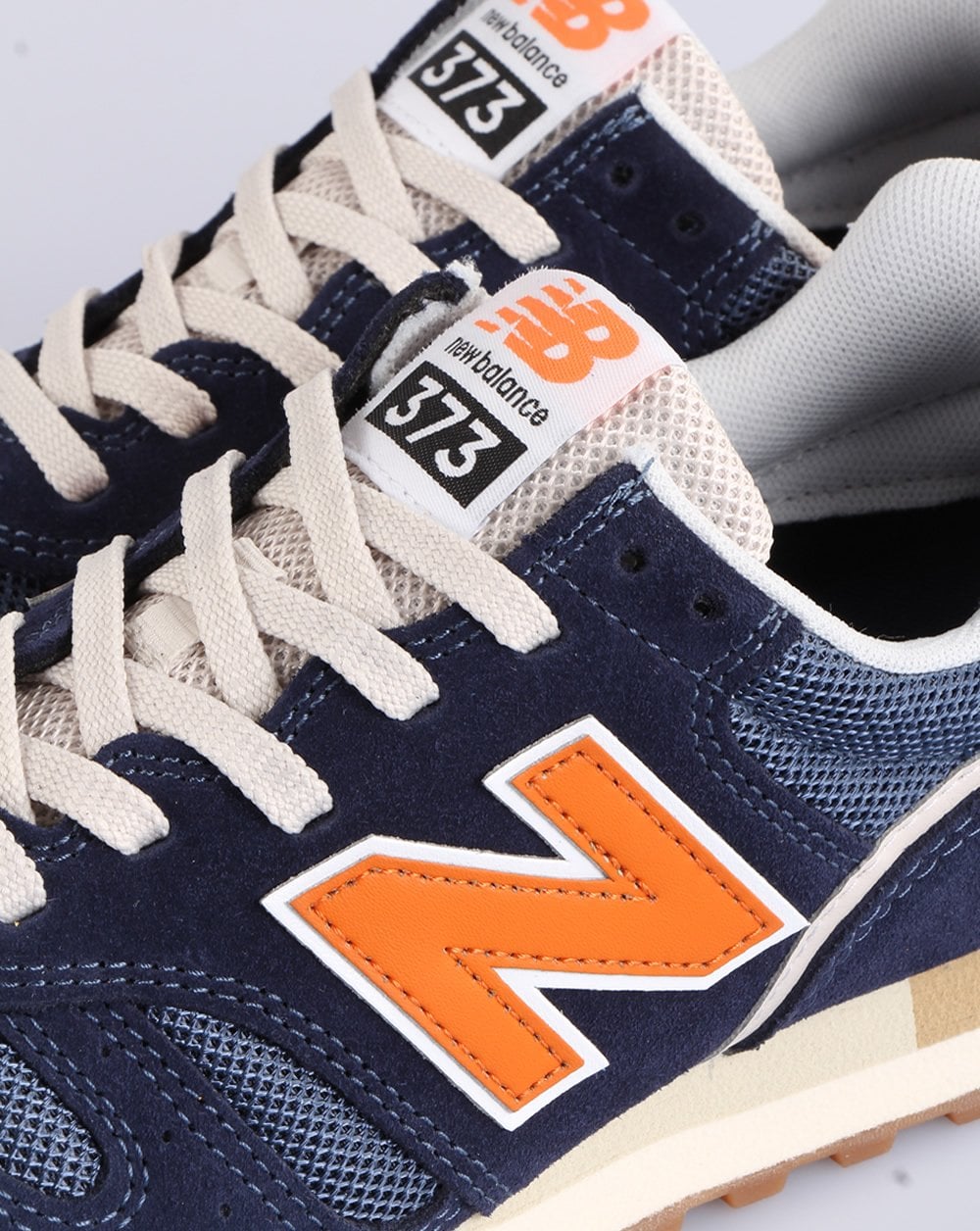 New Balance 373 Trainer Navy/Orange