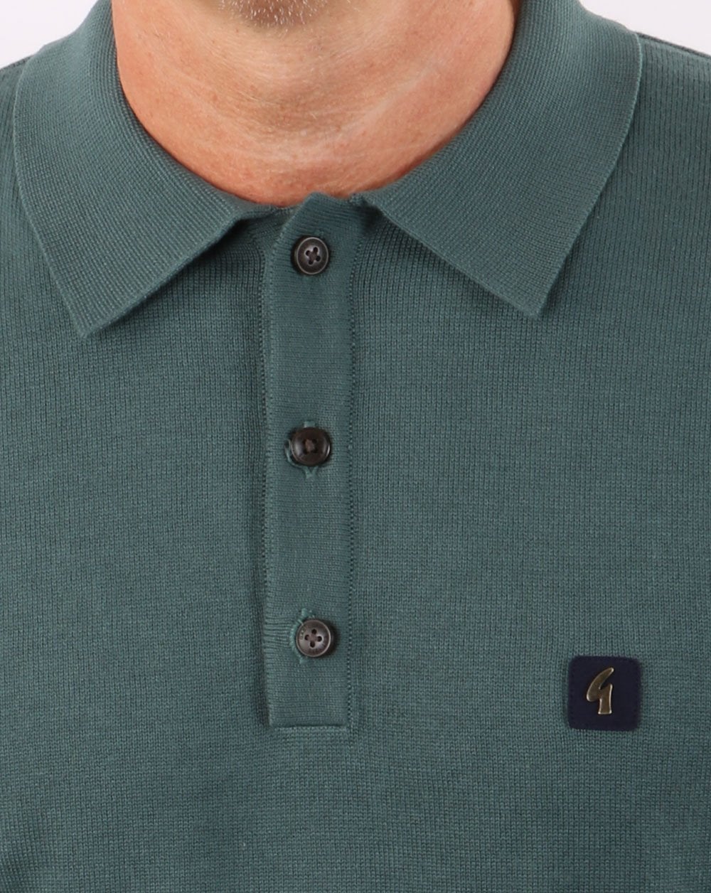 Gabicci Vintage Jackson Polo Teal Green