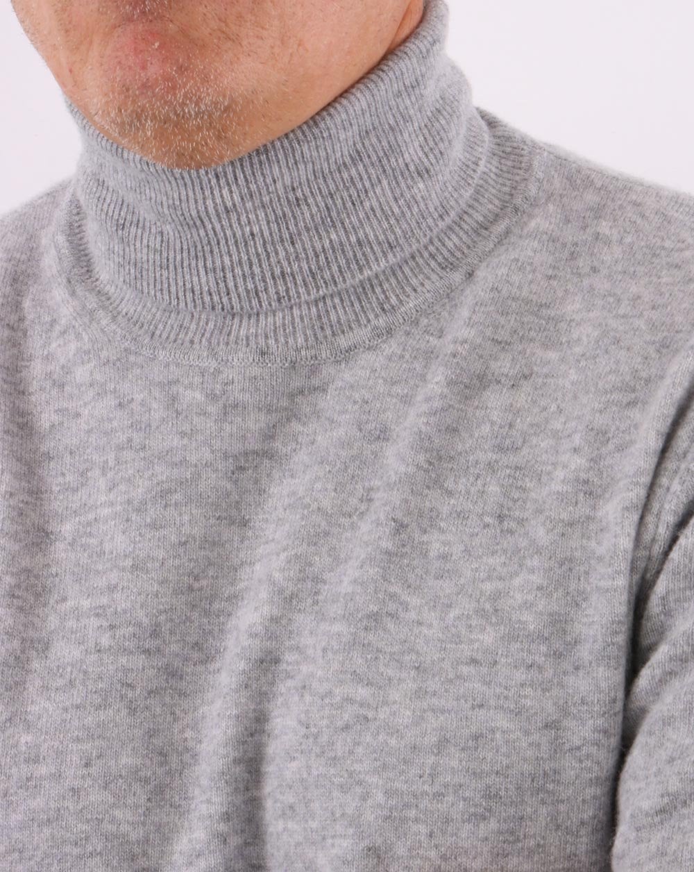 Benetton Turtle Neck Jumper Grey