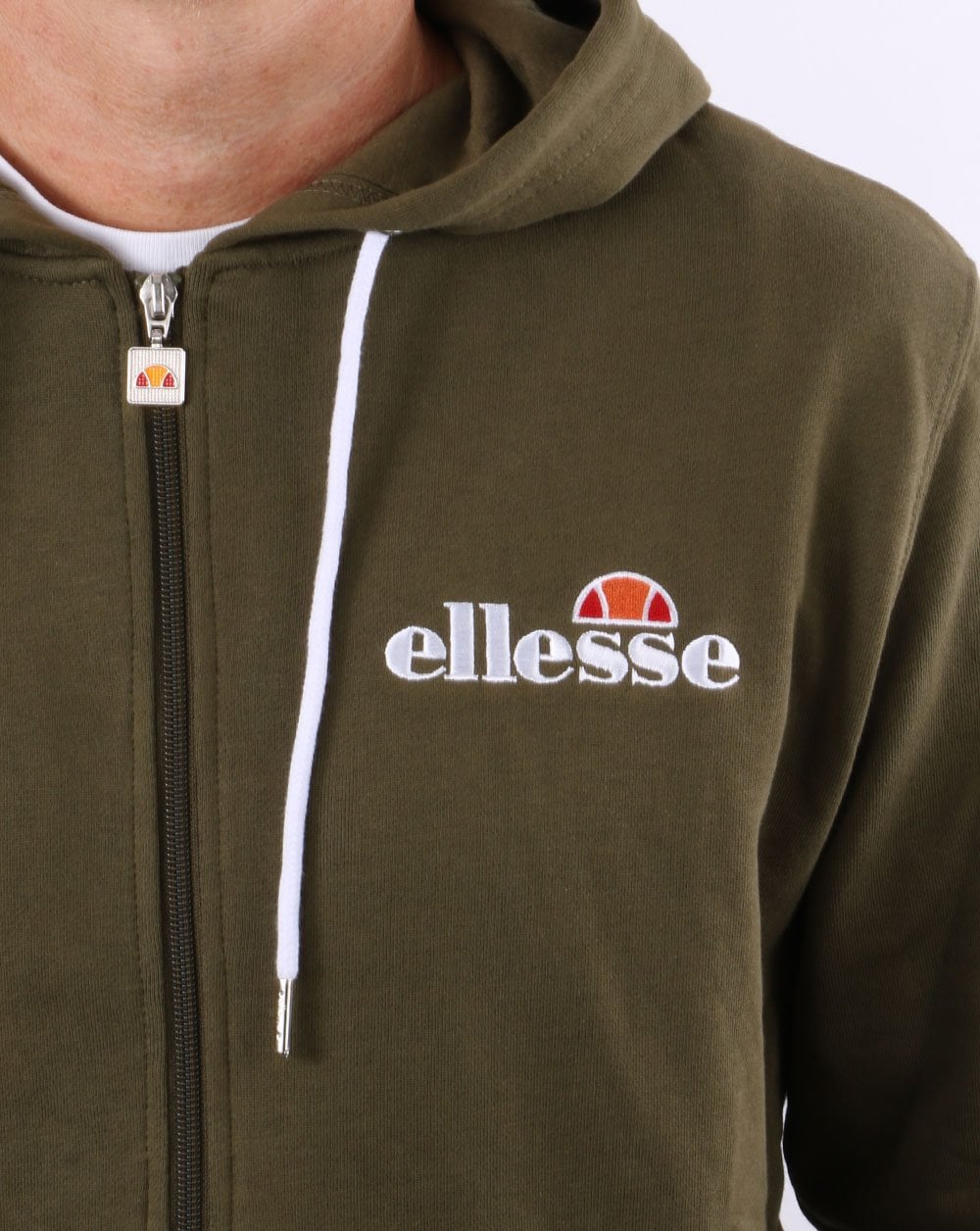 Ellesse Full Zip Hoody Khaki
