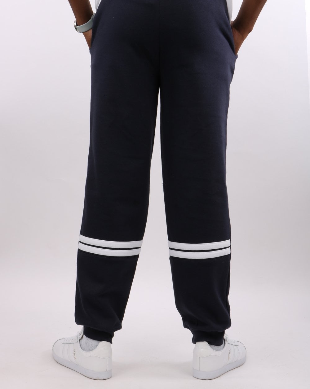 Sergio Tacchini Jog Pants Navy/White