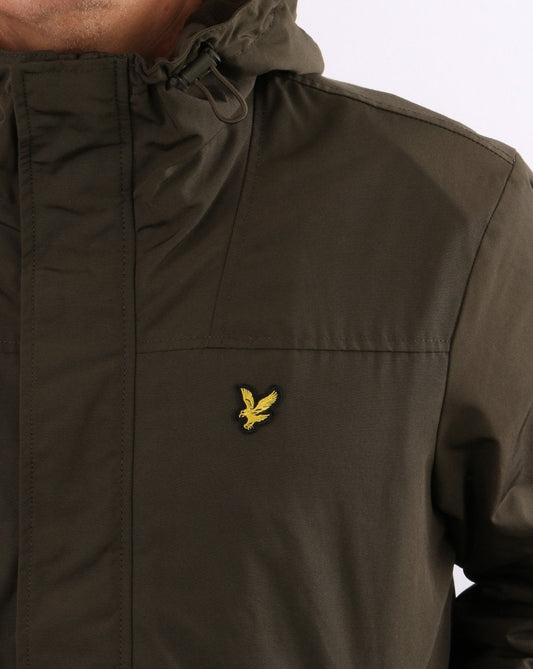 Lyle and Scott Lyle & Scott – Parka mit Kapuze in Olivgrün