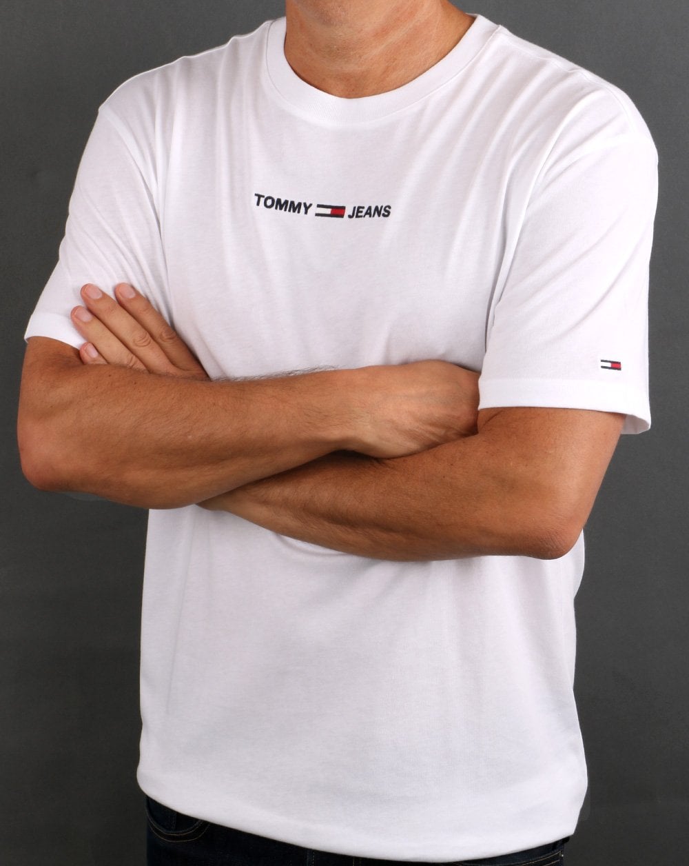 Tommy Jeans Logo T-shirt White