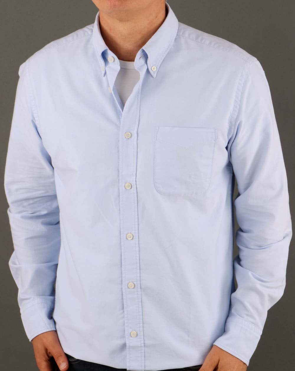 Benetton Oxford Shirt Blue