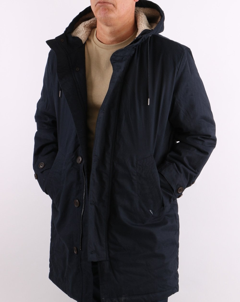Ben Sherman Modern Parka Navy