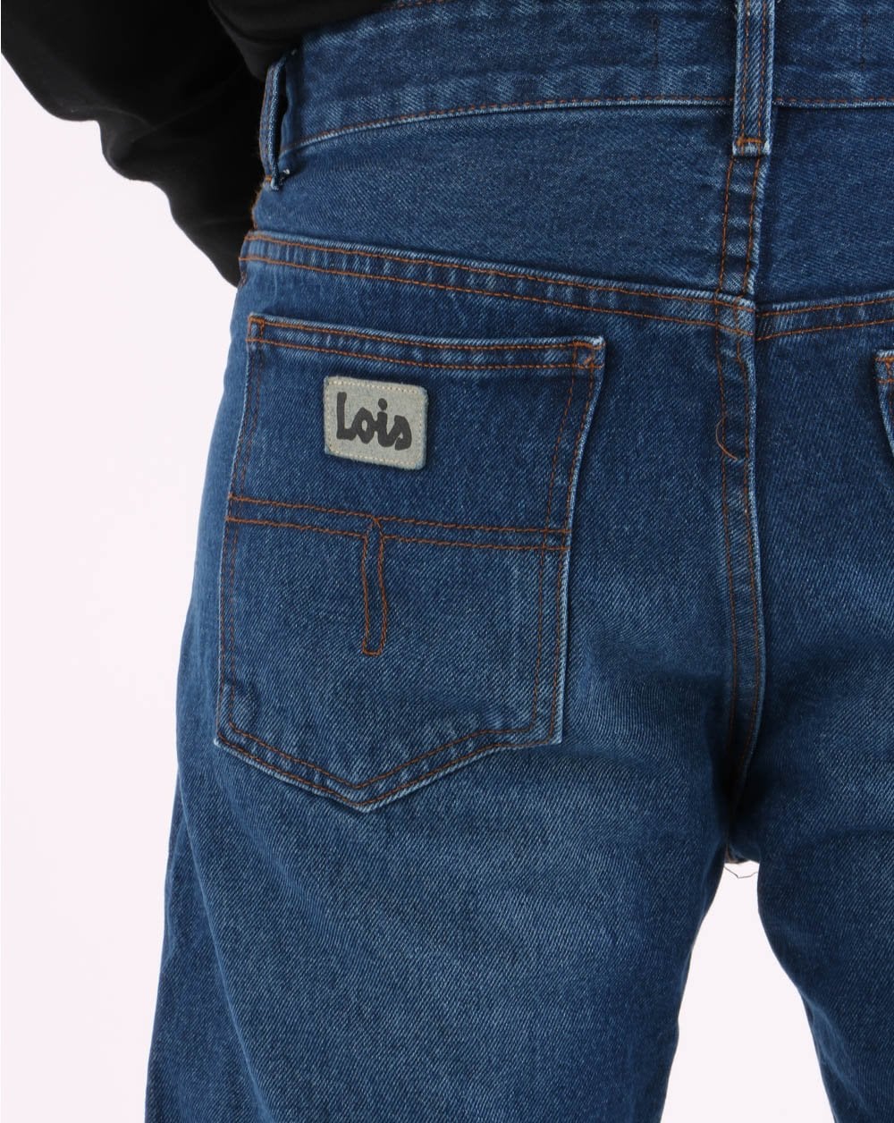 Lois Bootcut-Jeans in dunklem Stein