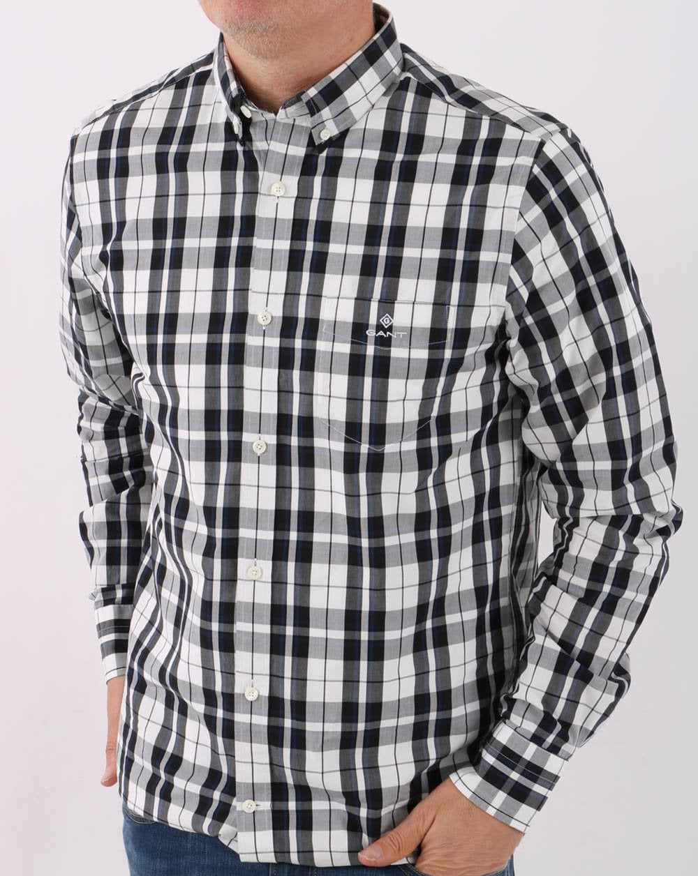 Gant Check Shirt Eggshell