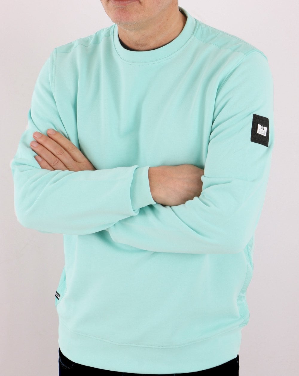 Weekend Offender F Bomb Sweatshirt Aqua