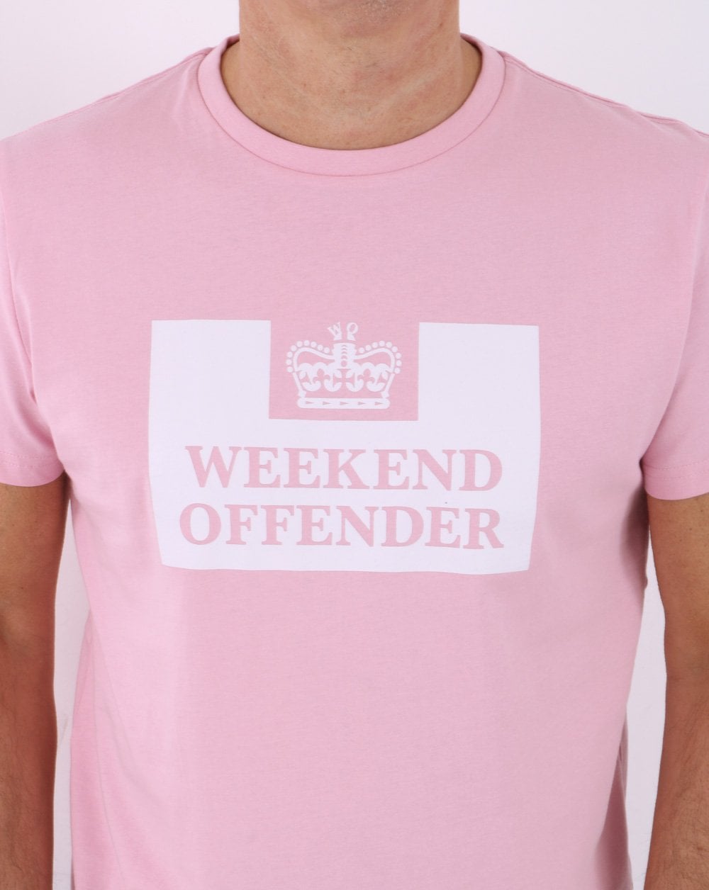 Weekend Offender Prison T-shirt Pink