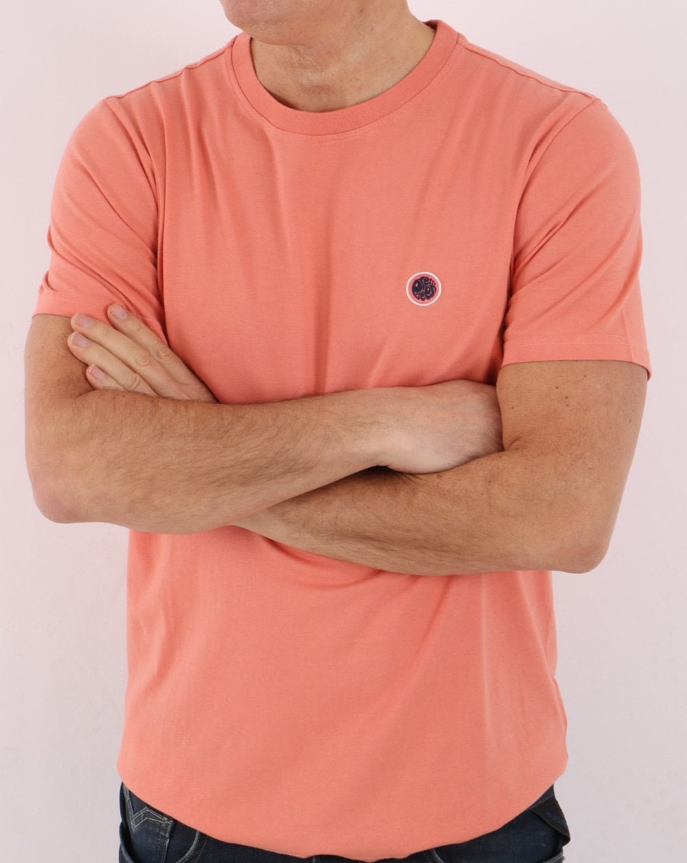 Pretty Green Mitchell T-shirt Coral