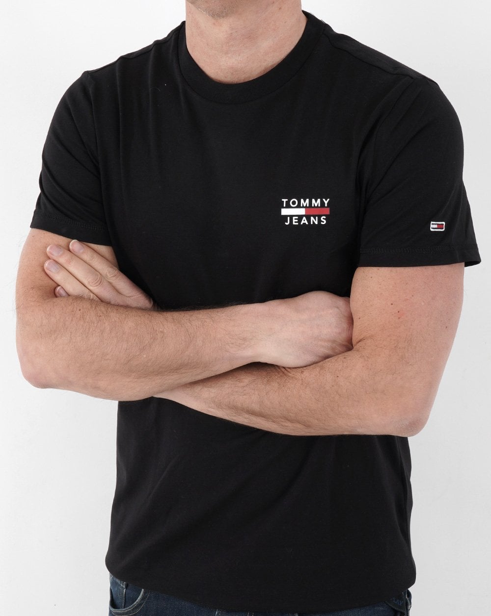 Tommy Jeans Chest Logo T-shirt Black