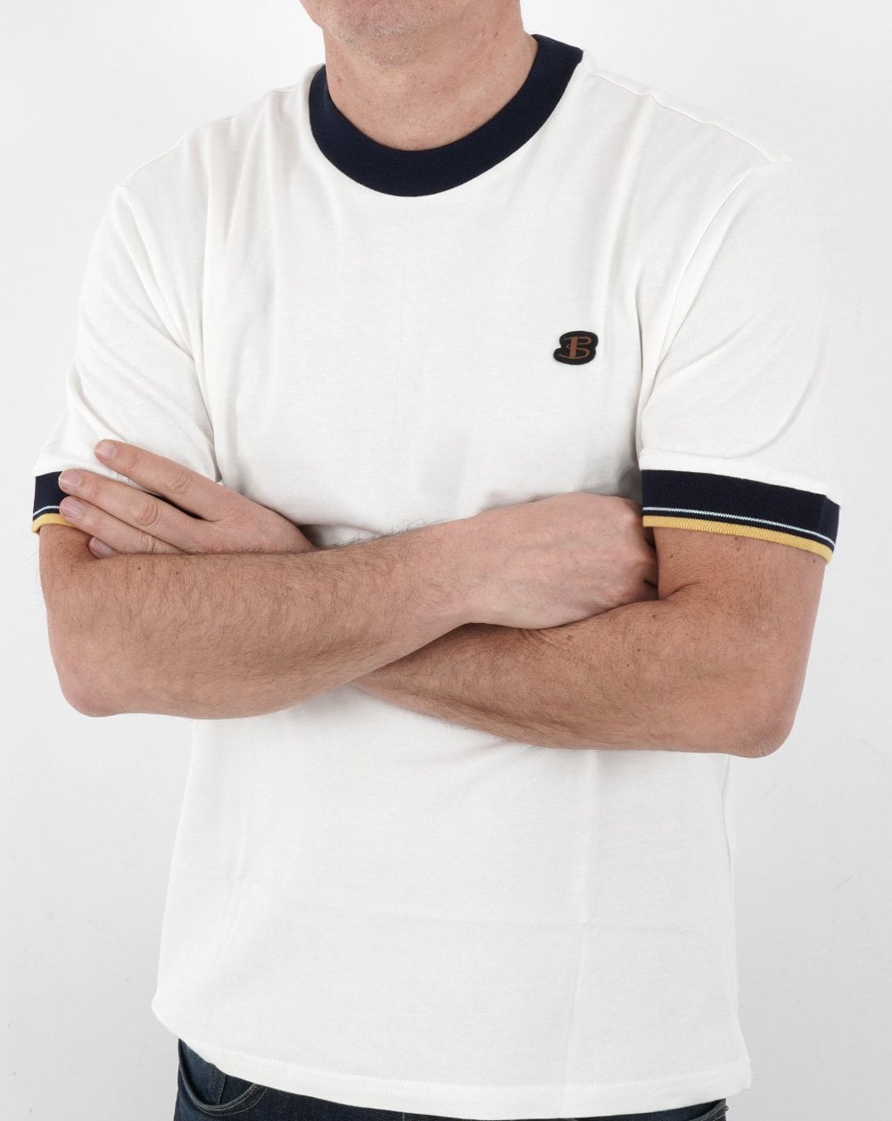 Ben Sherman Ringer T-shirt Ivory