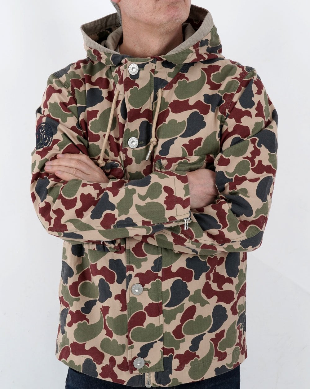 Pretty Green Miles Short Camo Jacket Multi