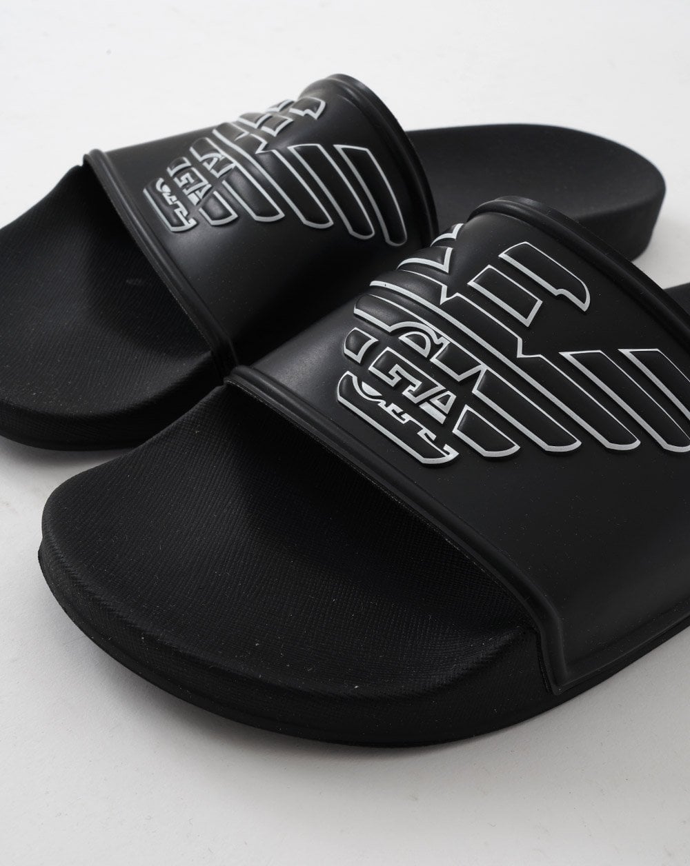 Emporio Armani Sliders Black