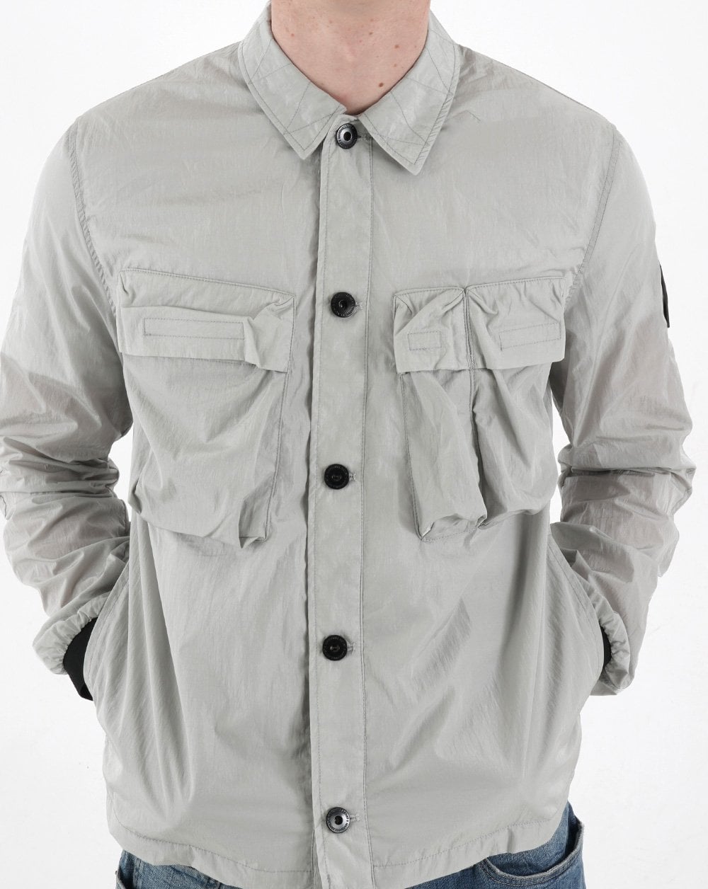 Marshall Artist Quinto Molecular Overshirt Antarctica Grey