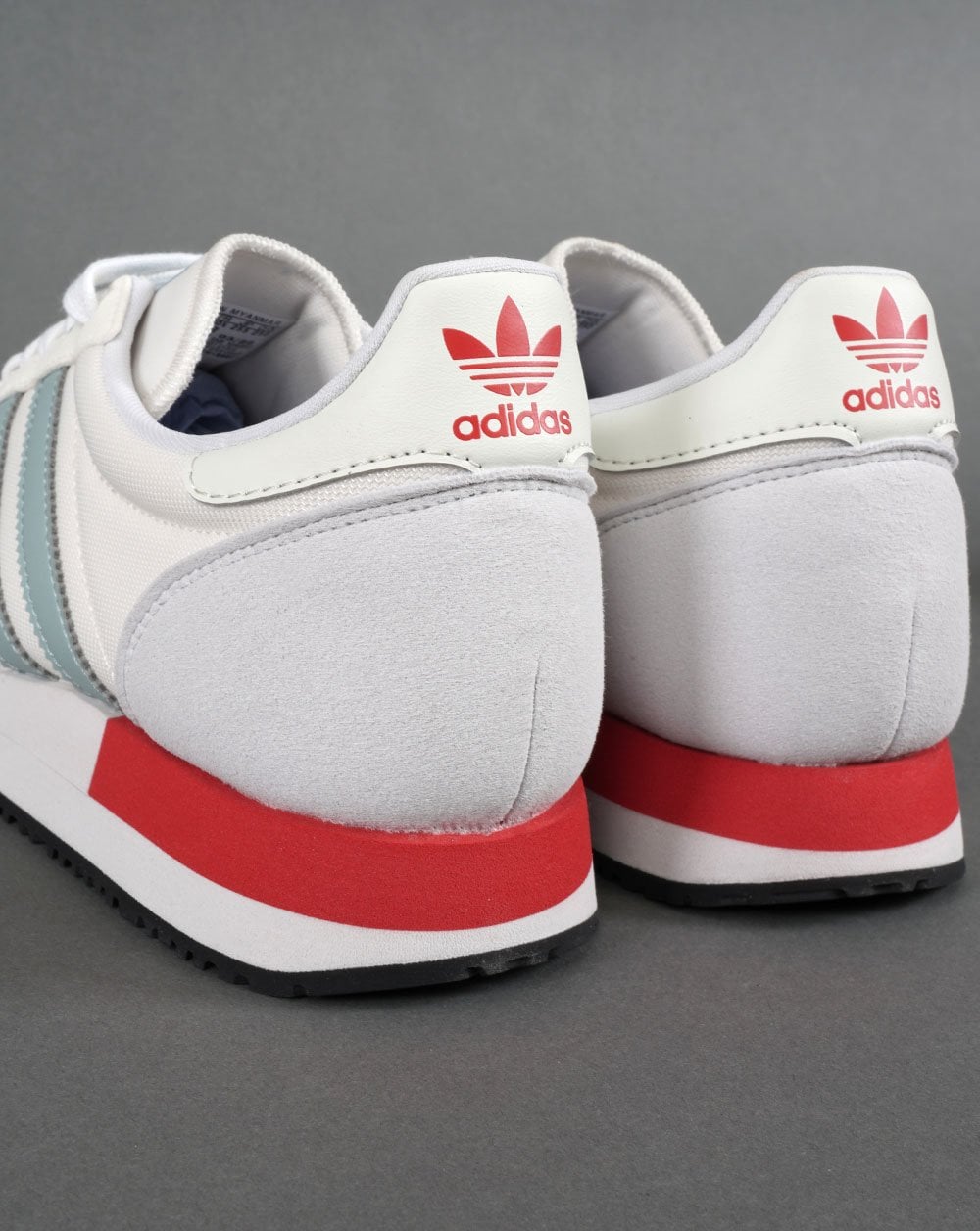 Adidas USA 84 Trainers Chalk White/Grey Blue/Red