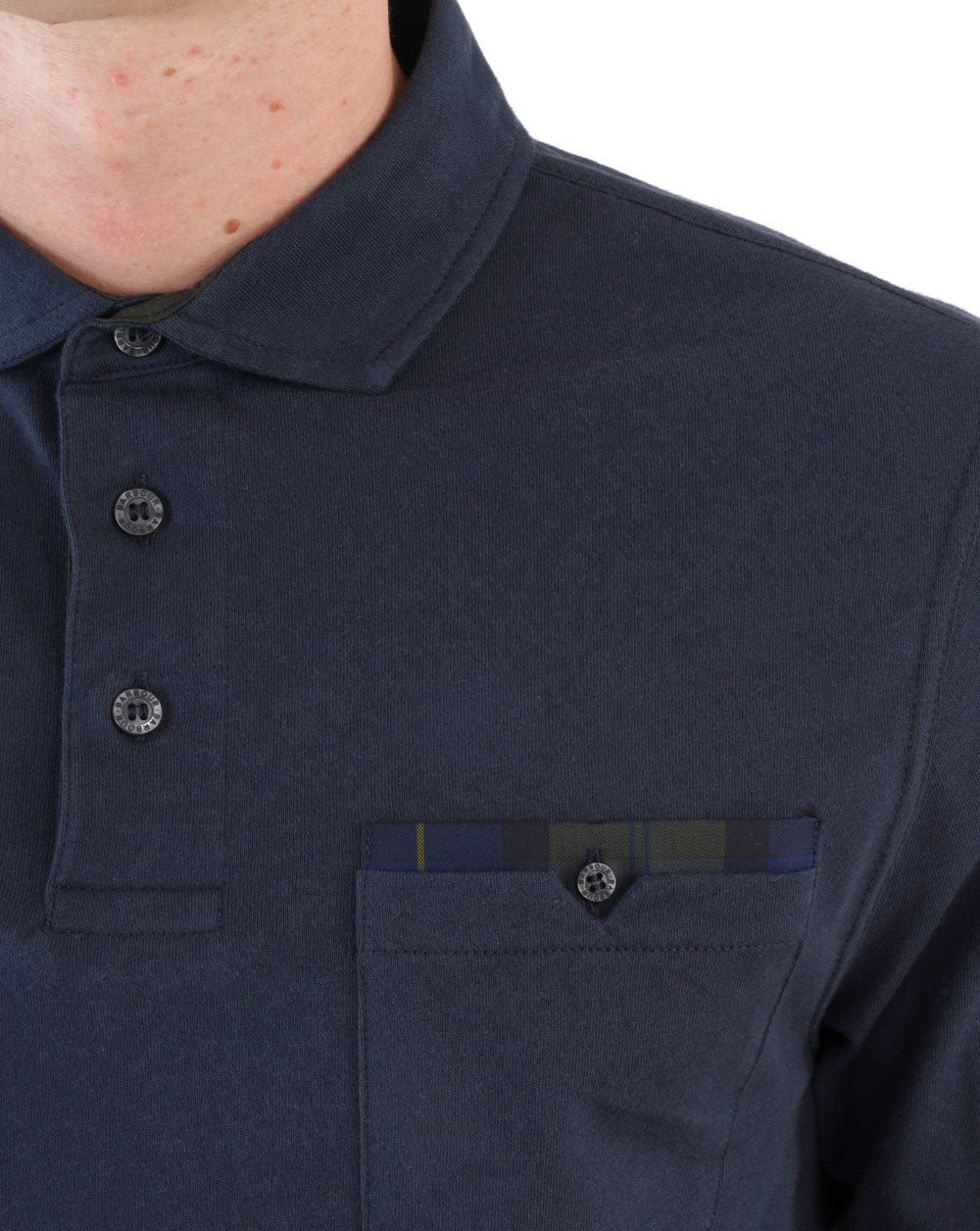 Barbour Corpatch Long Sleeve Polo Navy