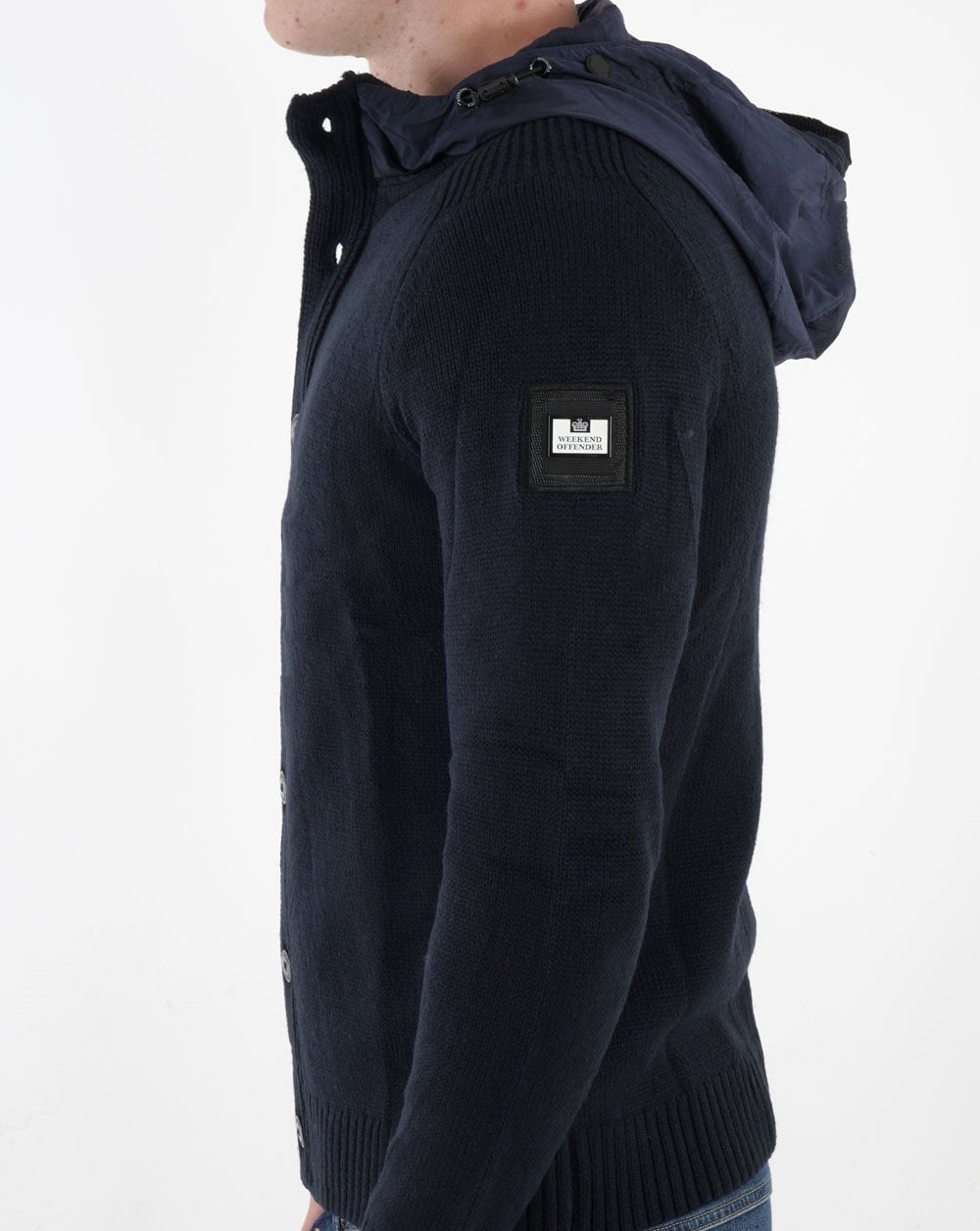 Weekend Offender Toledo Strick Marineblau