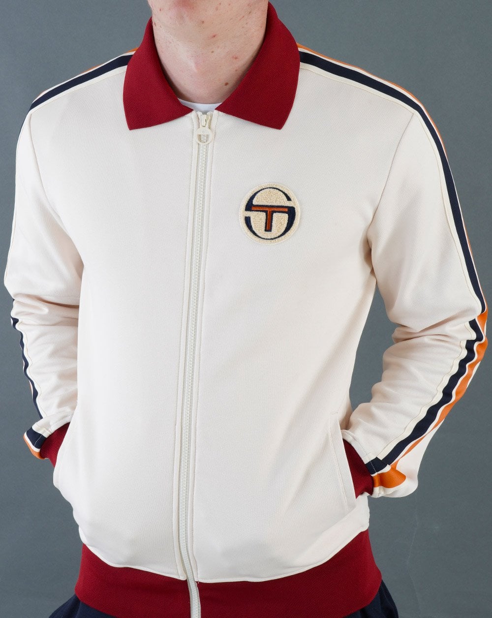 Sergio Tacchini Monte Track Top Buttercream