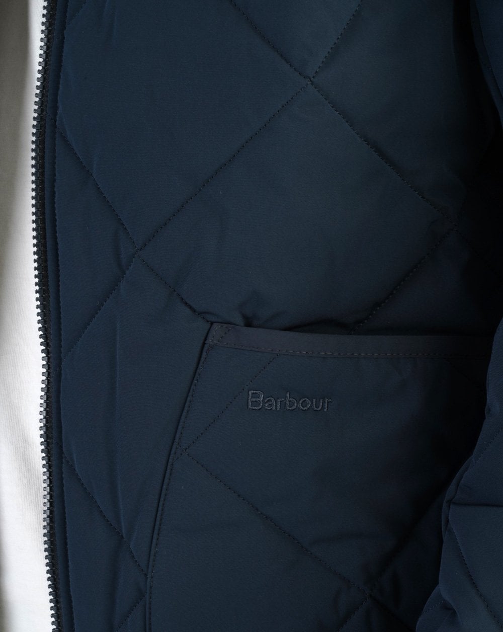 Barbour Hooded Liddesdale Quilt Jacket Navy