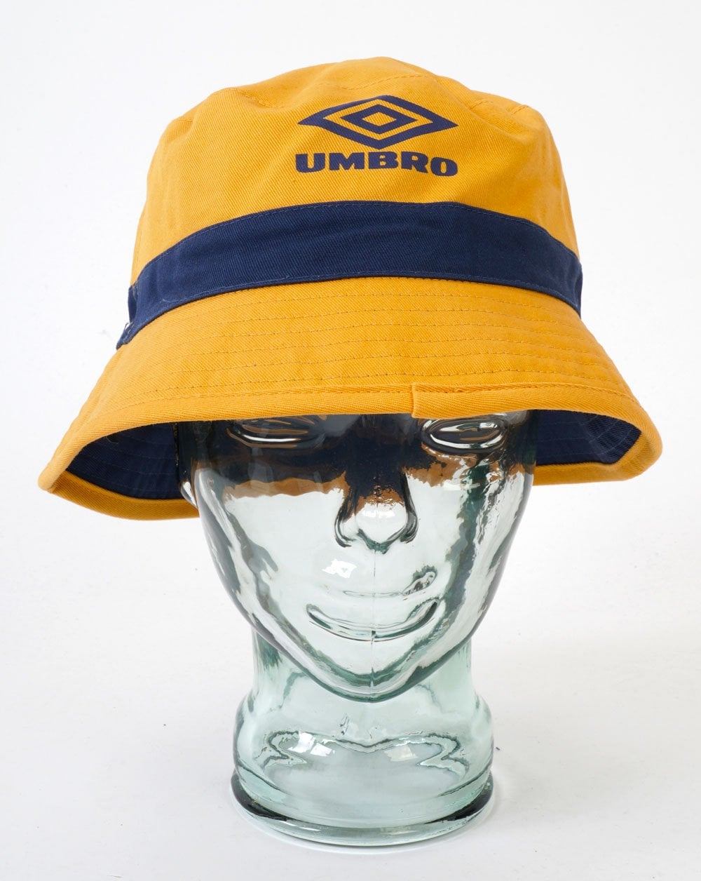 Umbro X Gio Goi Reversible Bucket Hat Mustard/Navy Blue