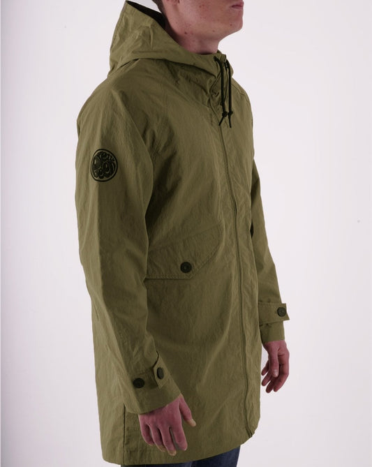 Pretty Green Pretty Green Heaton Parka Khakigrün