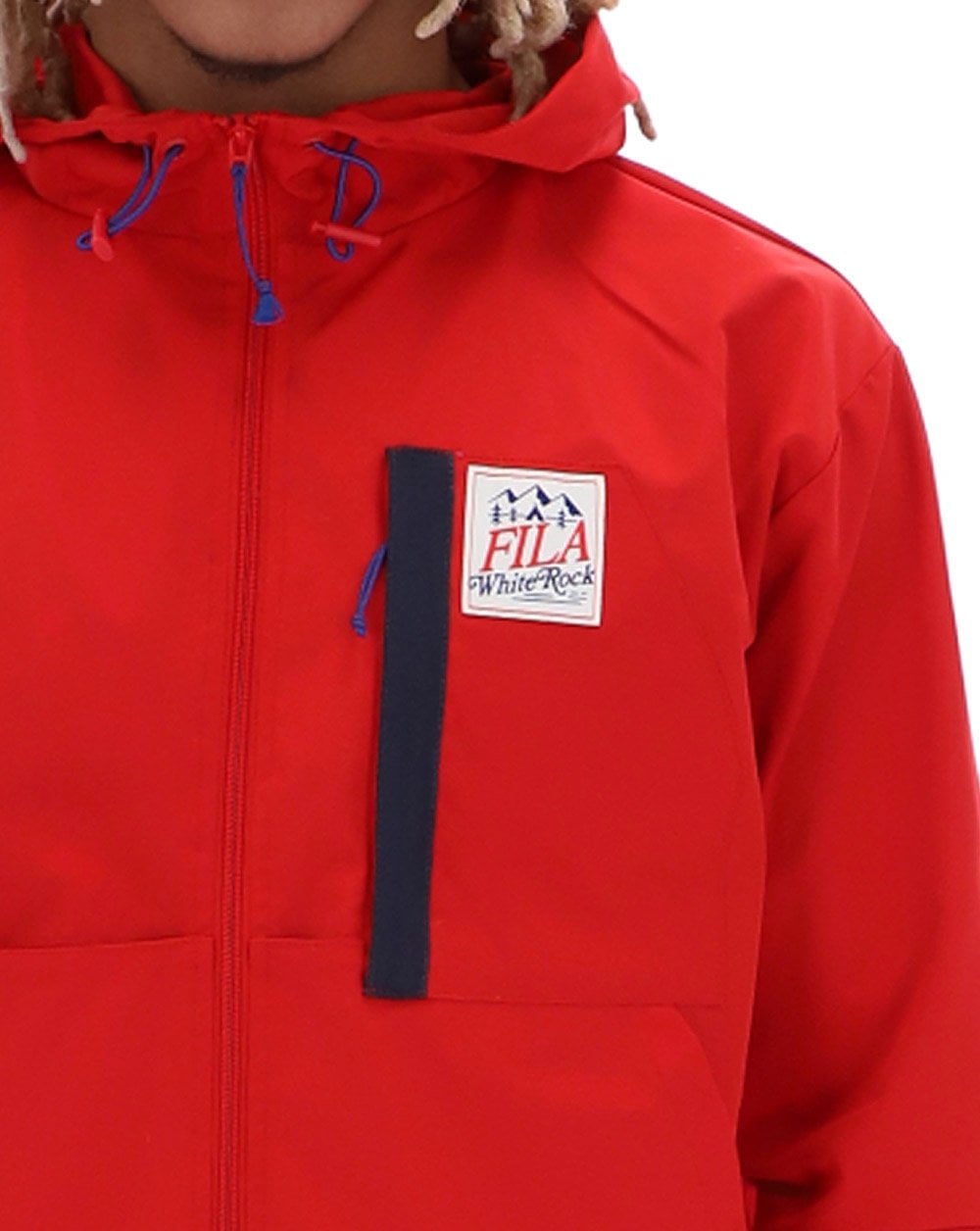 Fila White Rock Zane Windbreaker Red