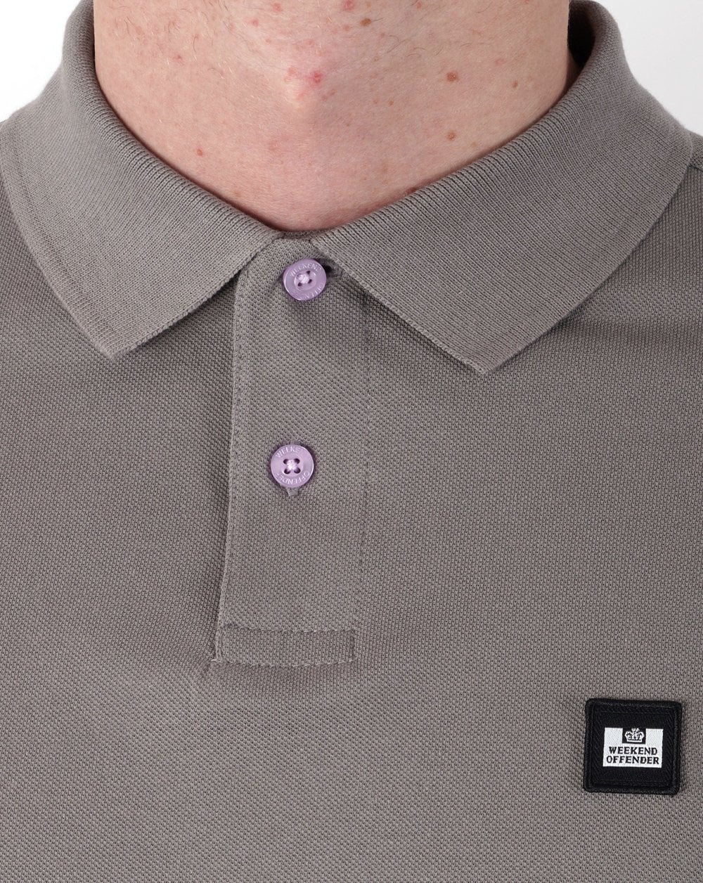 Weekend Offender Polo Shirt Smoke Grey