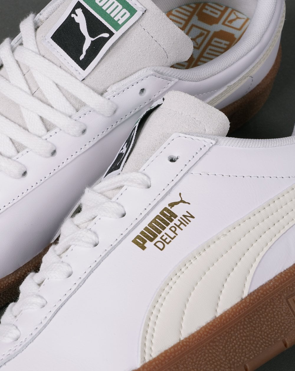Puma Delphin Trainer Pure White -Gum
