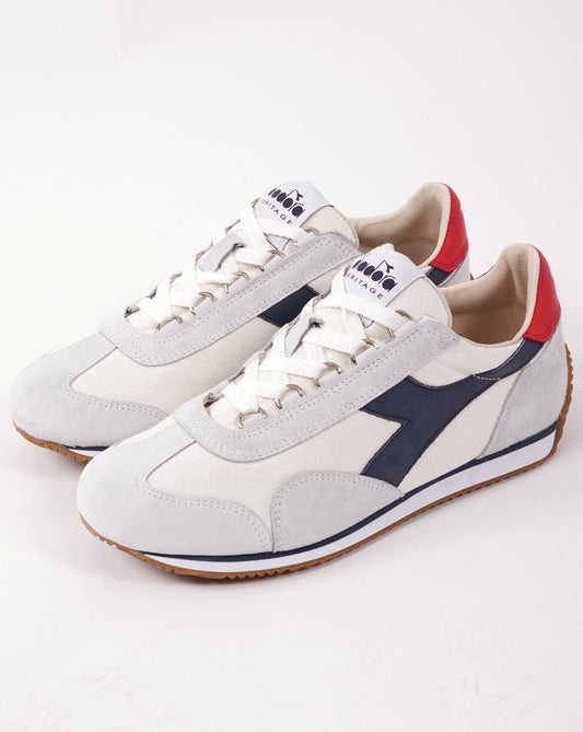 Diadora Diadora Equipe Canvas-Trainer, Weiß/Jeansblau