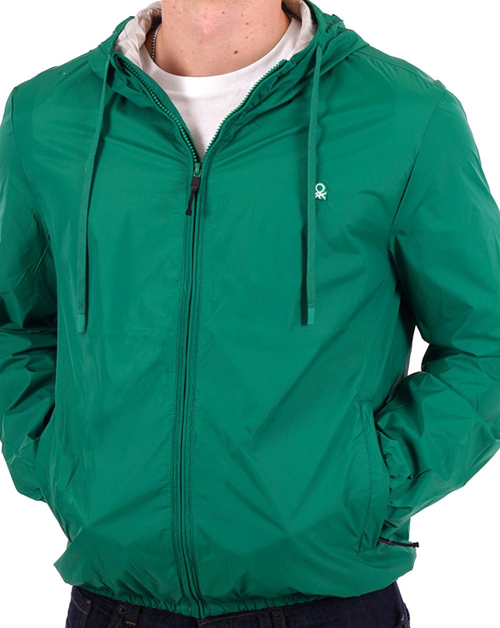 Benetton Rain Defender Jacket Green