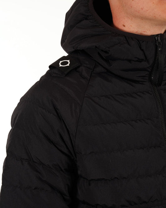 Ma.Strum Ma.strum Daunenjacke mit Kapuze Schwarz