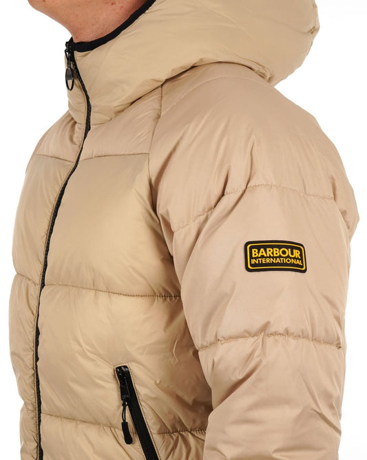 Barbour International Barbour International Hoxton Steppjacke Stein