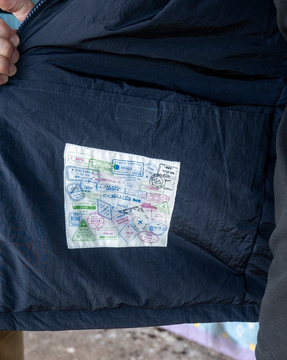 Weekend Offender Vinnie Thermo Overshirt Navy