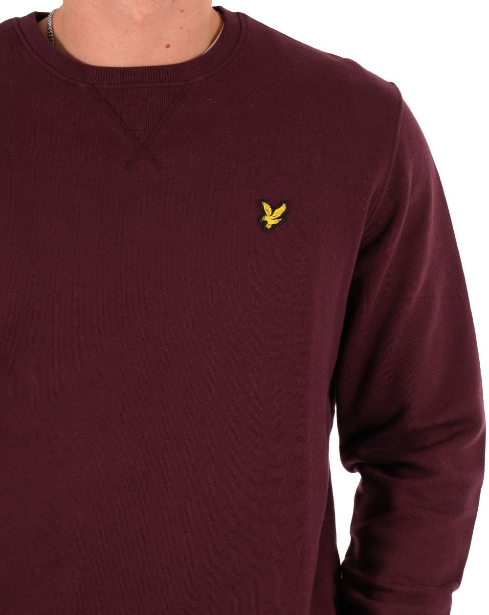 Lyle & Scott Crew Neck Sweatshirt Burgundy