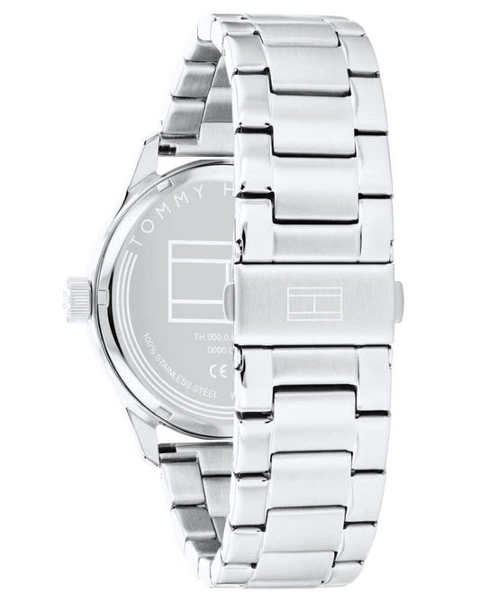 TOMMY WATCHES Tommy Hilfiger Uhren Forrest Uhr Silber/Blau