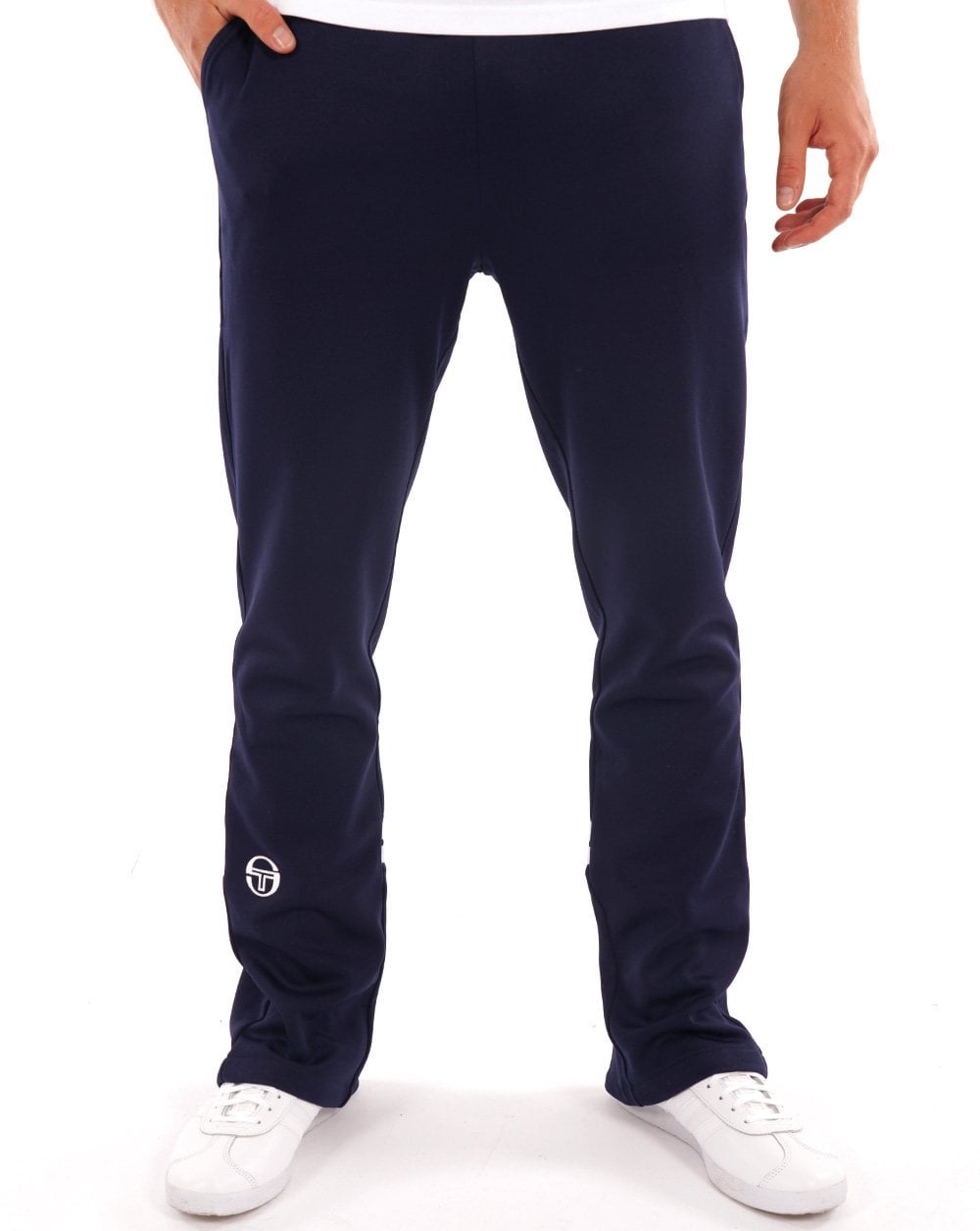 Sergio Tacchini Dallas Zip Track Pants Marineblau/Weiß