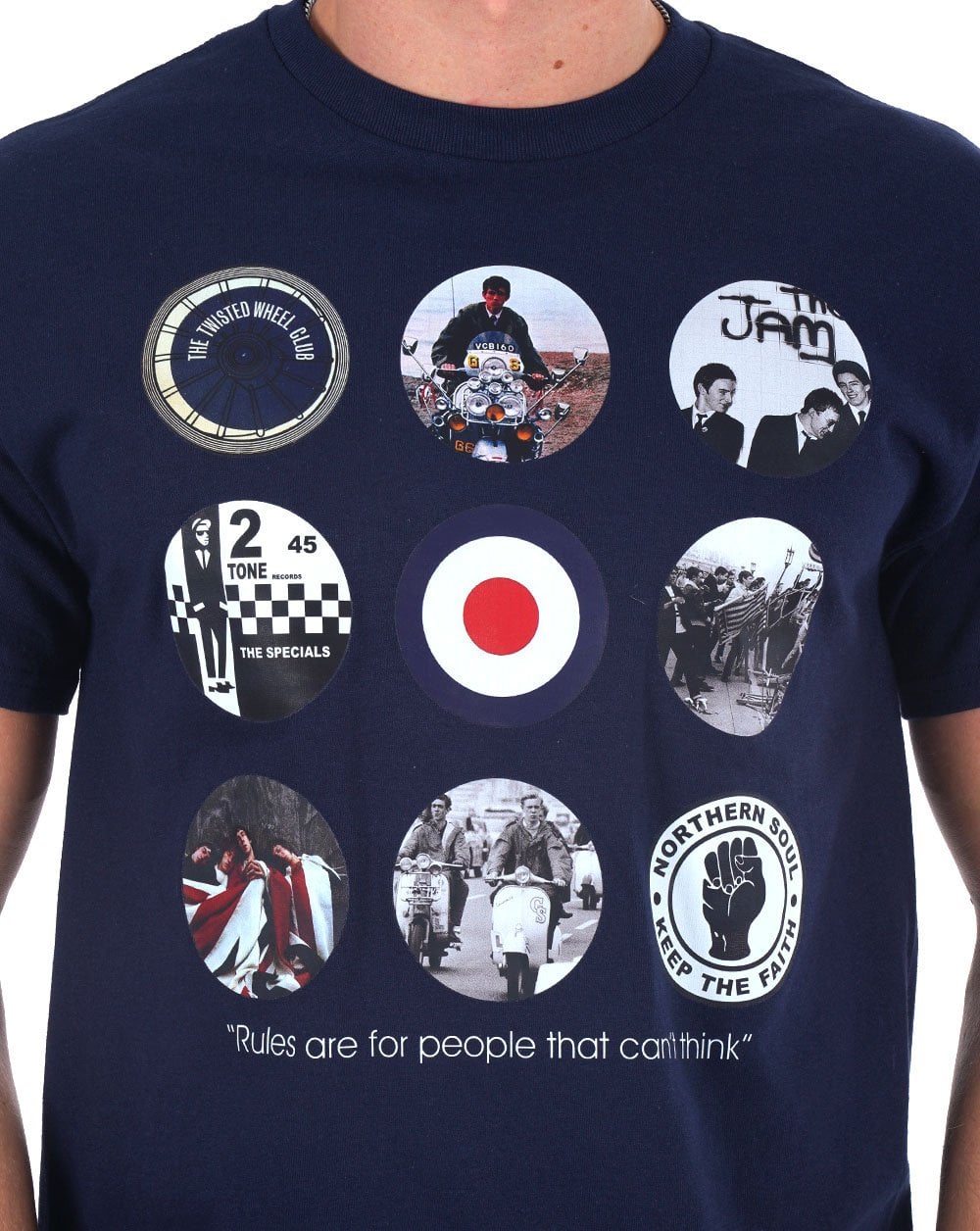 Mod Life T-shirt Navy