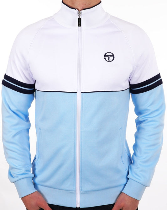 Sergio Tacchini Sergio Tacchini Orion Trainingsjacke Himmelblau/Weiß