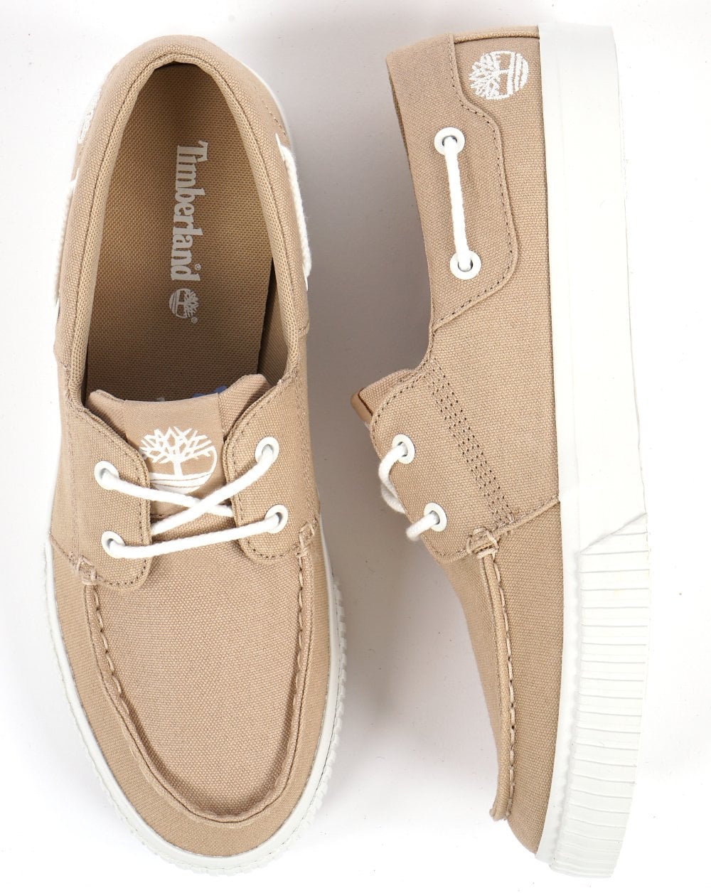 Timberland Mylo Bay Trainer Light Beige Canvas