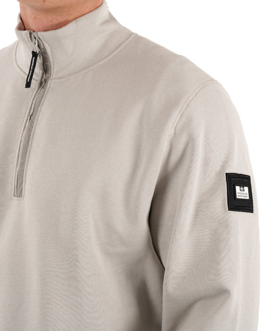 Weekend Offender Weekend Offender 1/4 Zip Sweat Cement