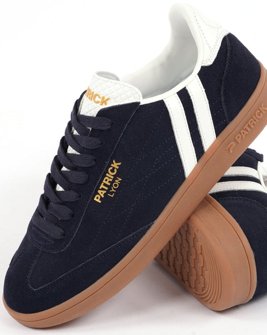 Patrick Patrick Lyon Sneakers Marineblau/Weiß/Gummi