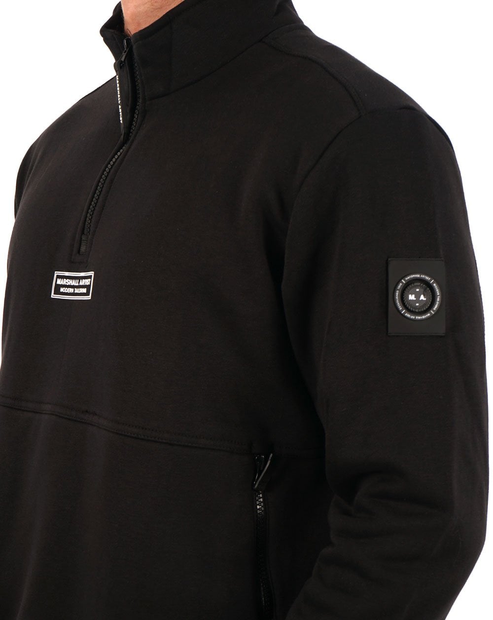 Marshall Artist Siren 1/4 Zip Black