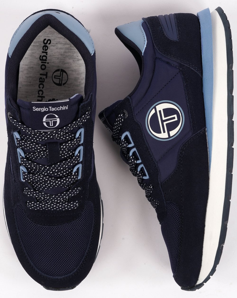 Sergio Tacchini Venezia Trainer Marineblau/Blau/Gebrochenes Weiß
