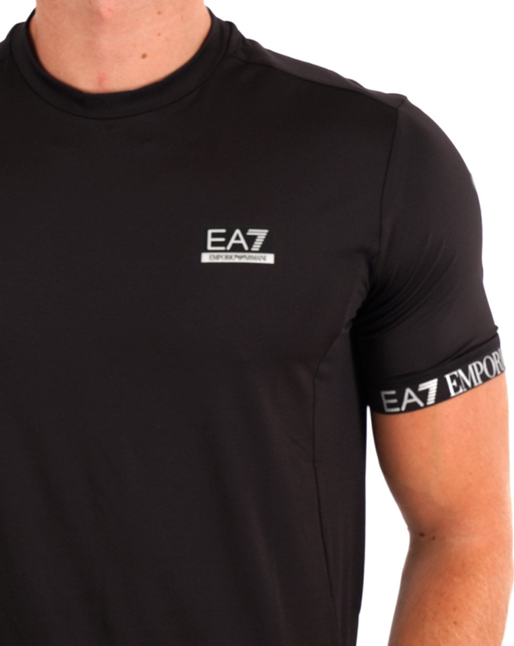 EA7 Ventus 7 Box Logo T-shirt Black