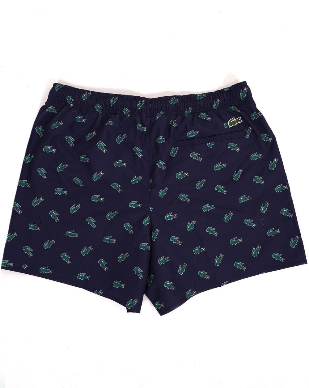 Lacoste Crocodile Print Swim Short Navy