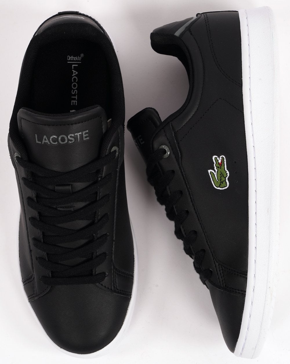 Lacoste Carnaby Pro Leather Trainers Black/White