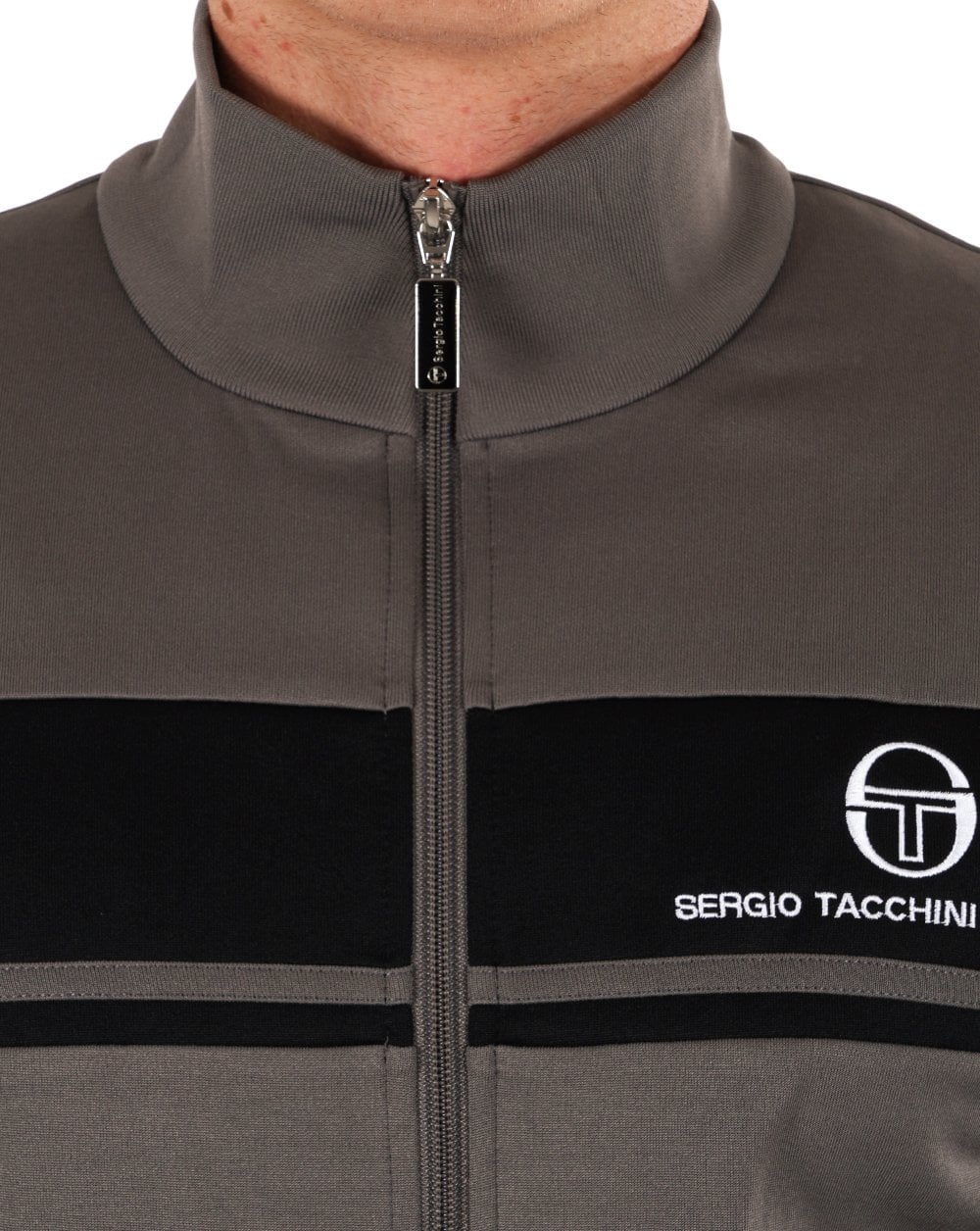 Sergio Tacchini Masters Track Top Grau/Schwarz